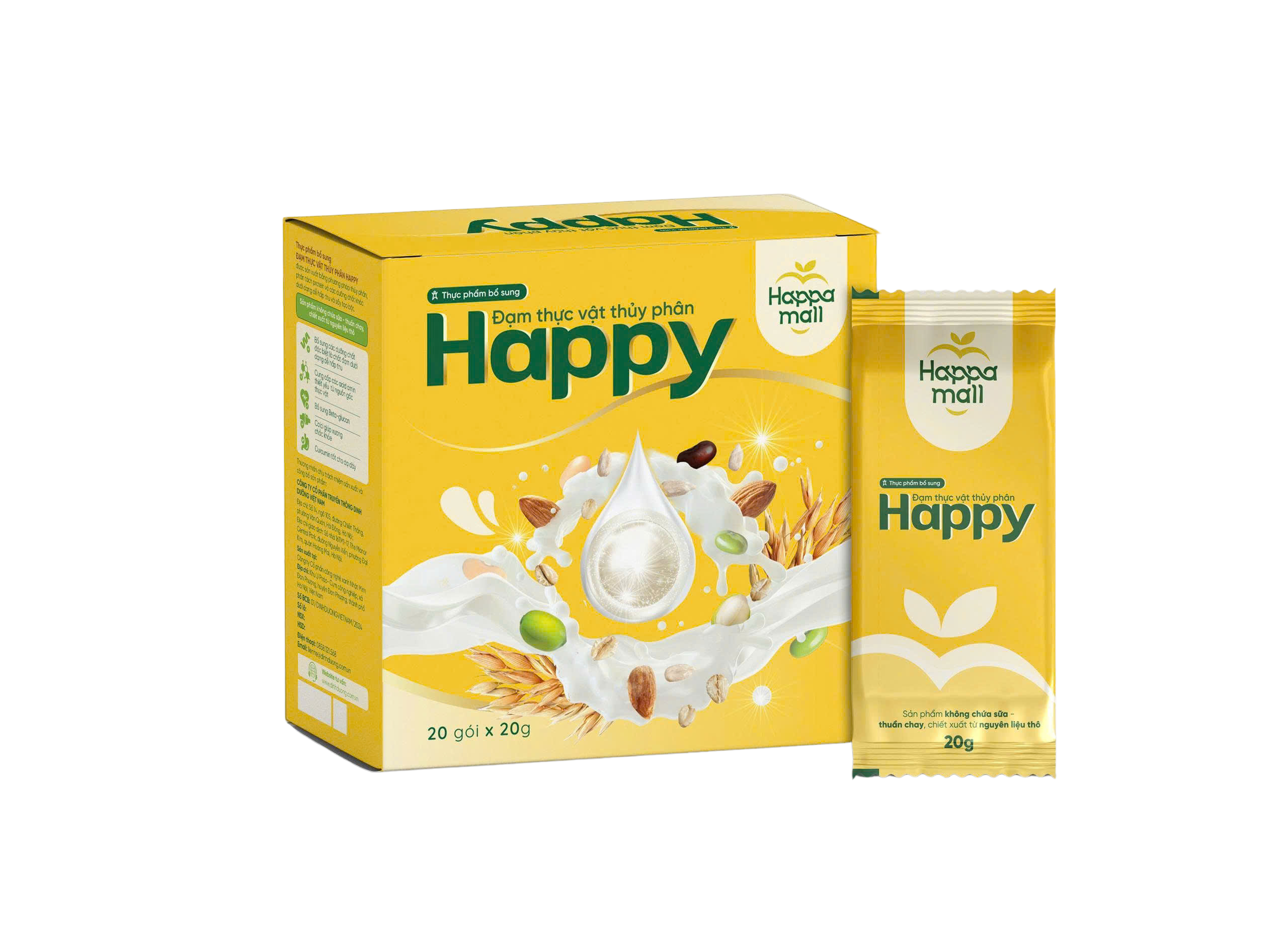 Đạm thực vật thủy phân Happy